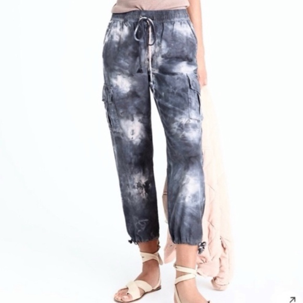Sanctuary x Anthropologie Women’s Tie Dye Cargo Joggers, Women’s Cargo Pants